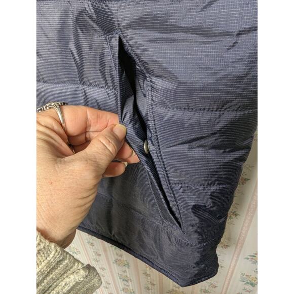 Marc Anthony Puffer Vest Jacket MENS SIZE LARGE navy full zip poly fill classic - Picture 3 of 13